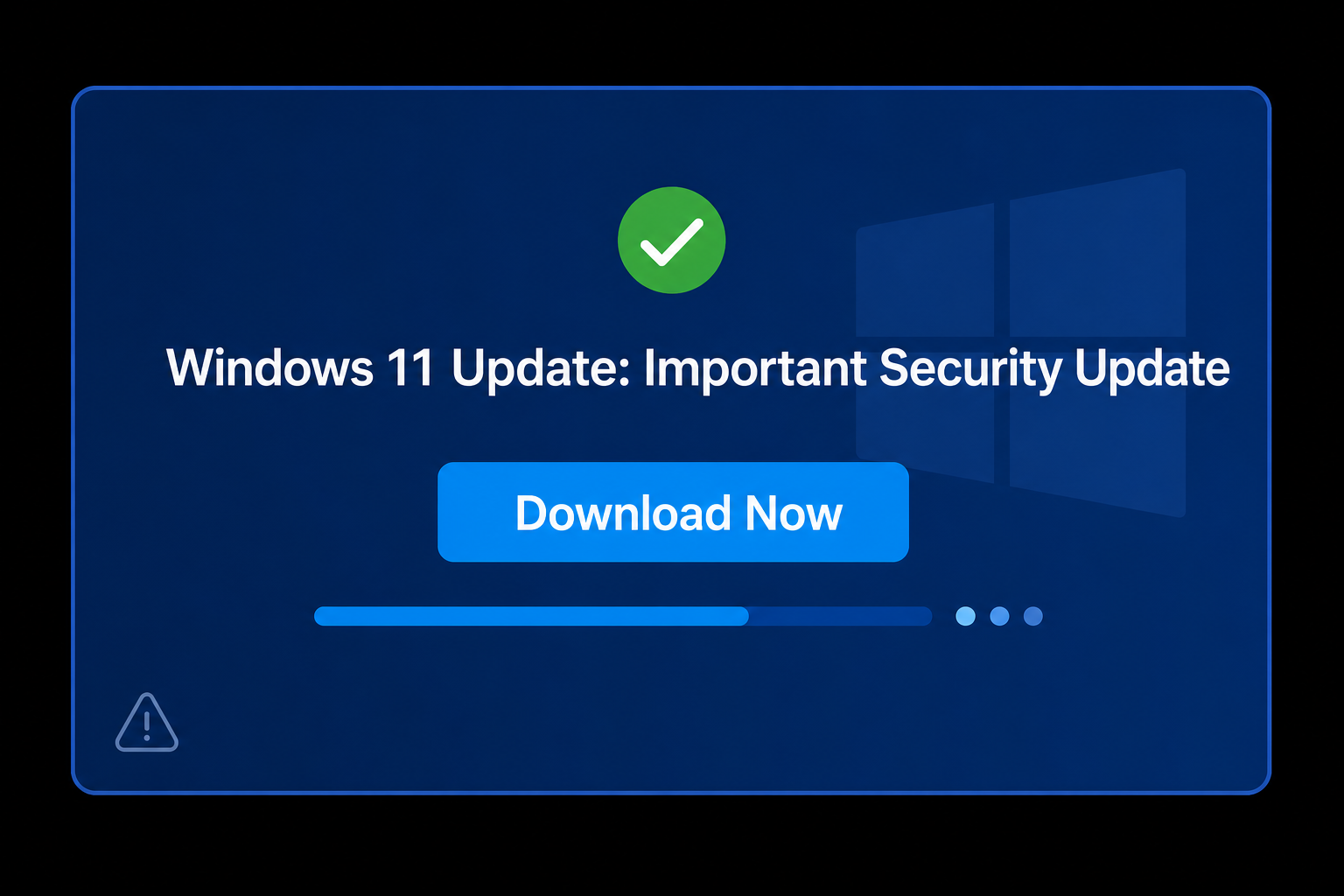 Beware this fake Windows 11 update