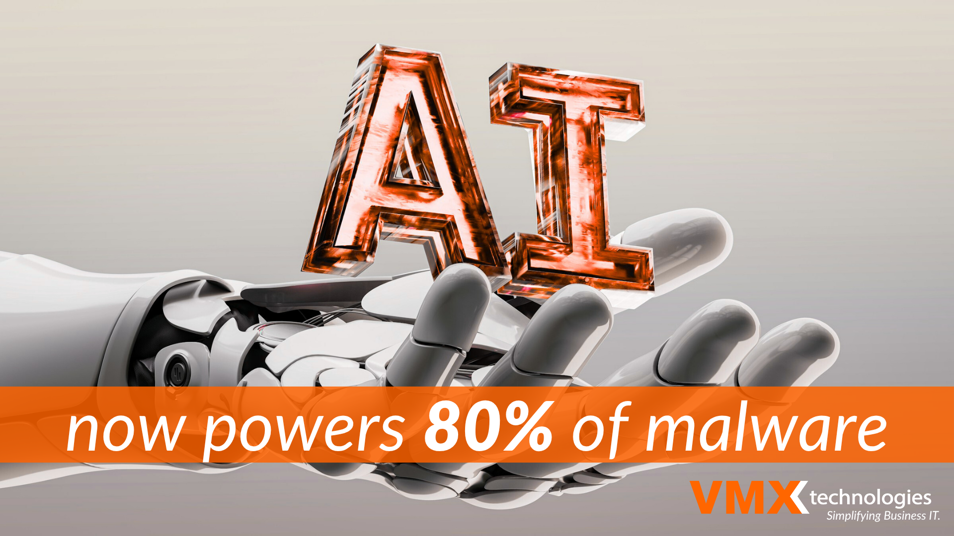 80% of malware is powered by AI
